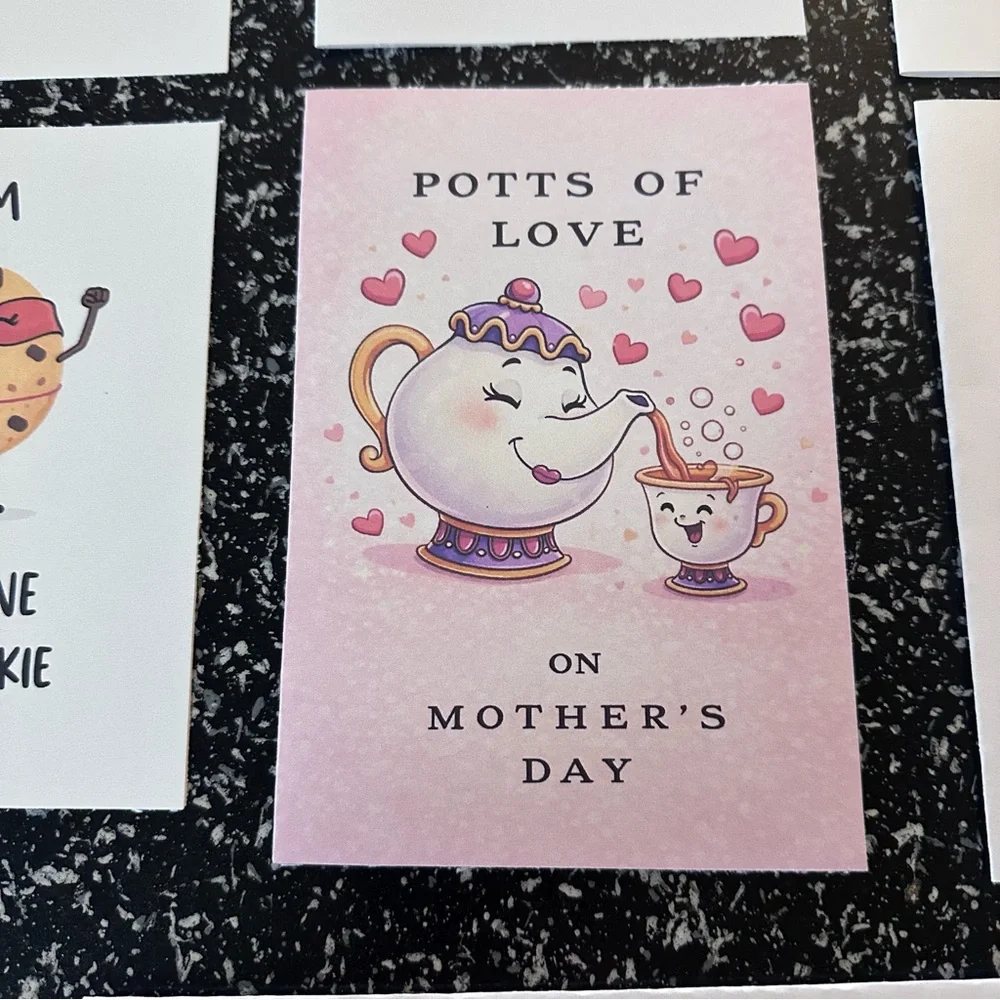 Handmade Greeting Cards Set Of 7 NEW